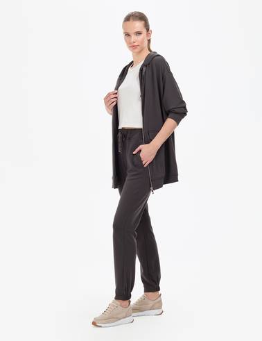 Antrasit Regular Fit Eşofman Altı