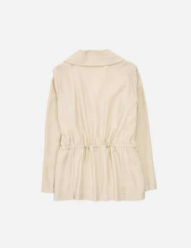 Krem Regular Fit Ceket