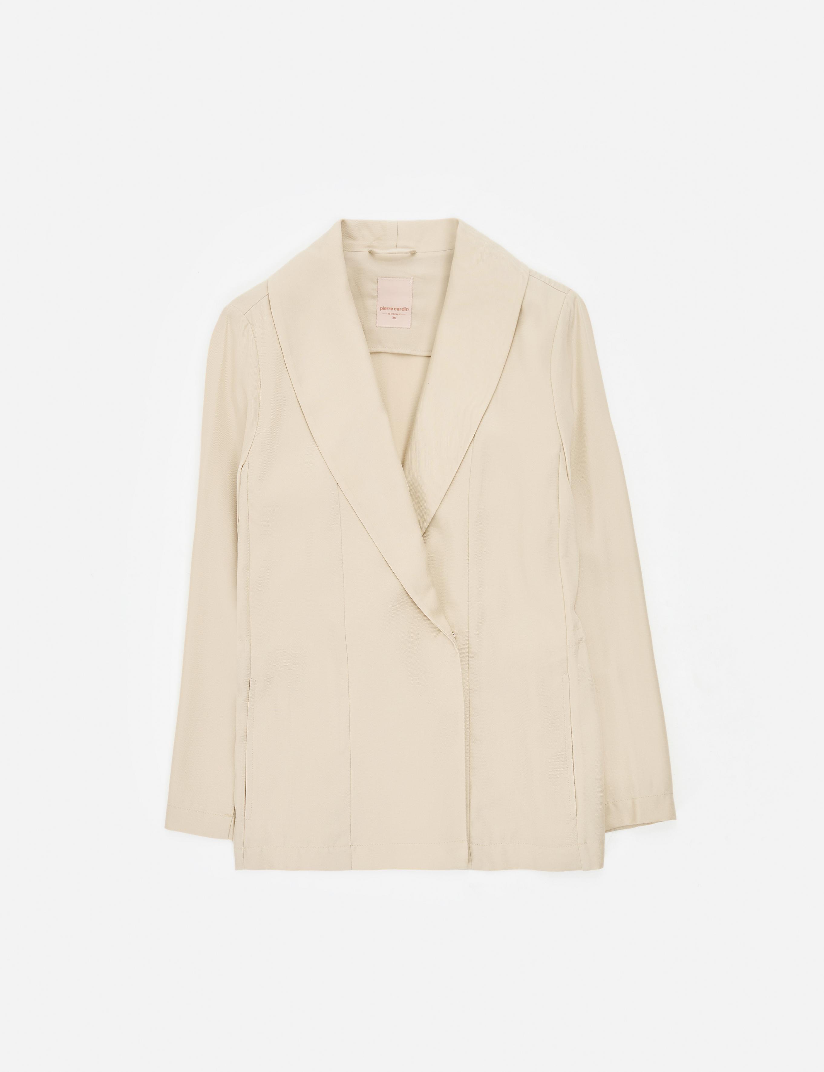 Krem Regular Fit Ceket