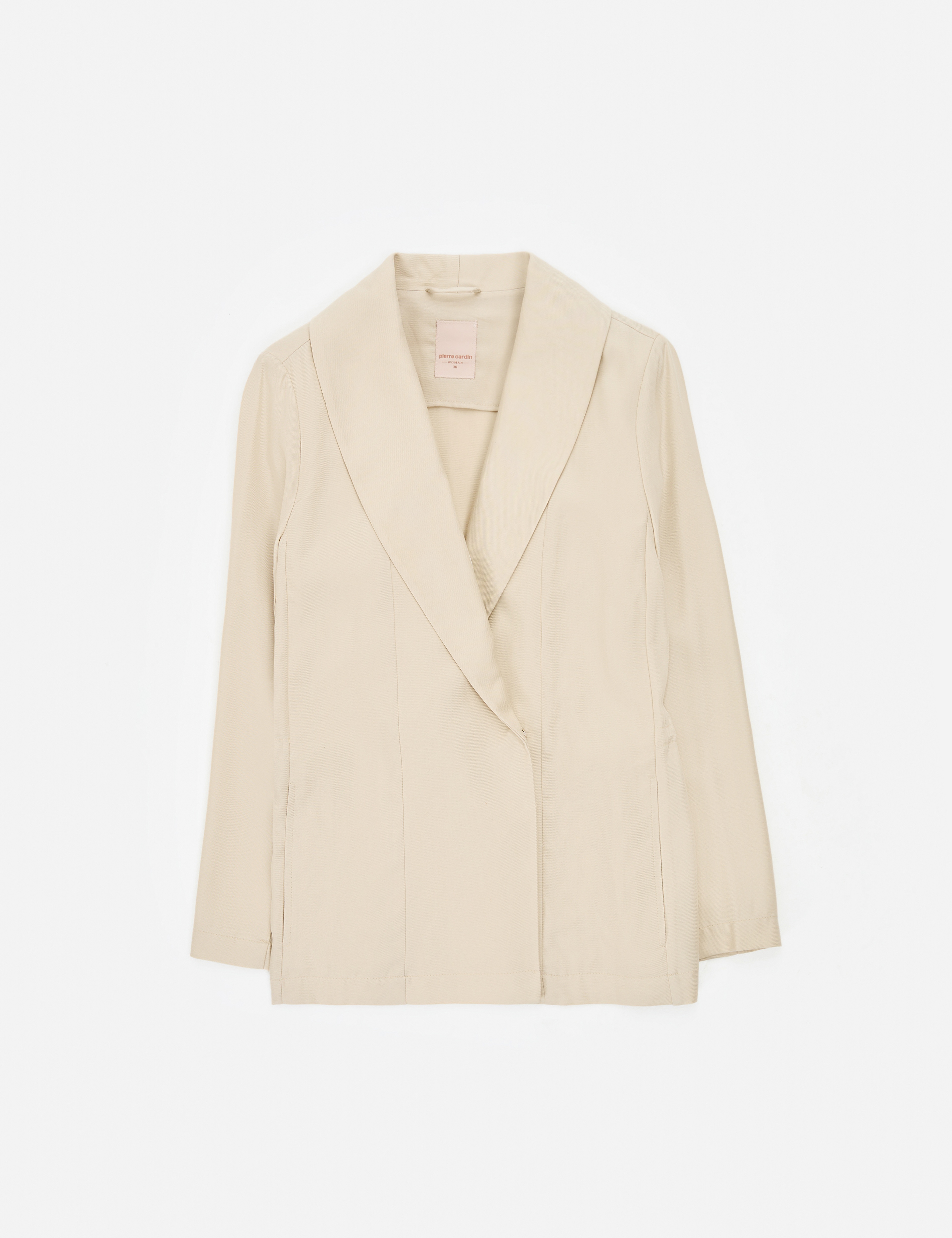 Krem Regular Fit Ceket - Image 6