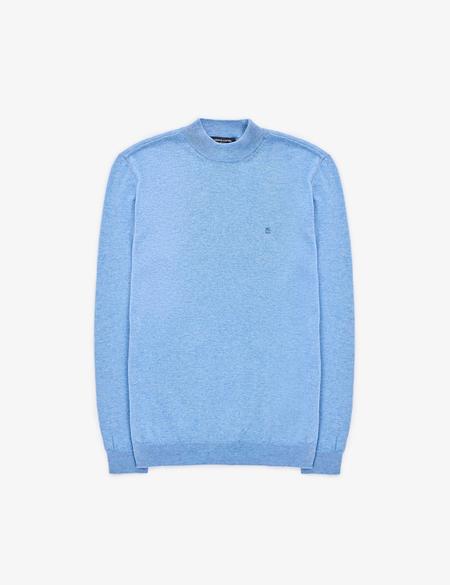 Mavi Melanj Slim Fit Çeyrek Yaka Basic Triko Kazak - 50314188087