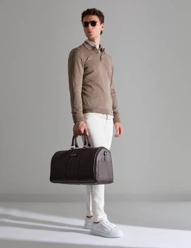 Vizon Melanj Slim Fit Polo Yaka Basic Triko Kazak