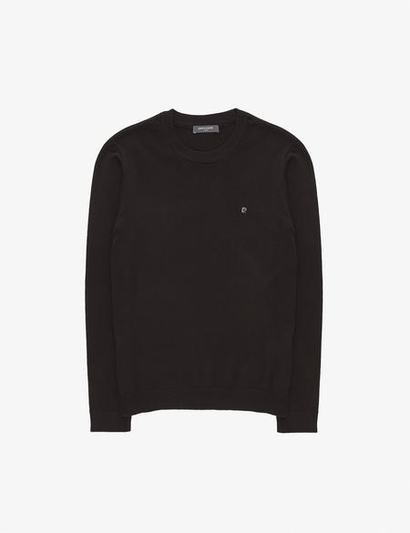 Siyah Slim Fit Bisiklet Yaka Basic Triko Kazak - 50314192006