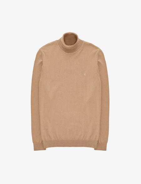 Camel Slim Fit Balıkçı Yaka Basic Triko Kazak - 50314202135