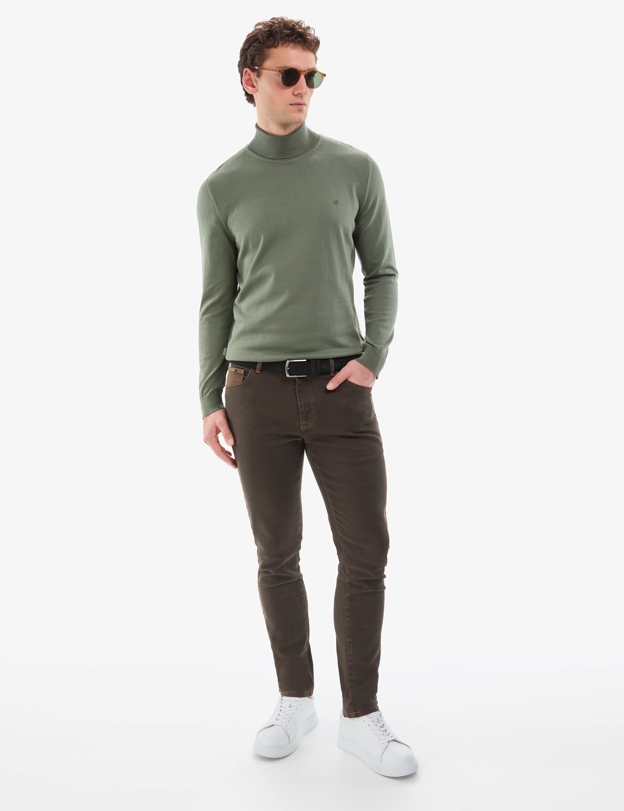 Duman Slim Fit Balıkçı Yaka Basic Triko Kazak