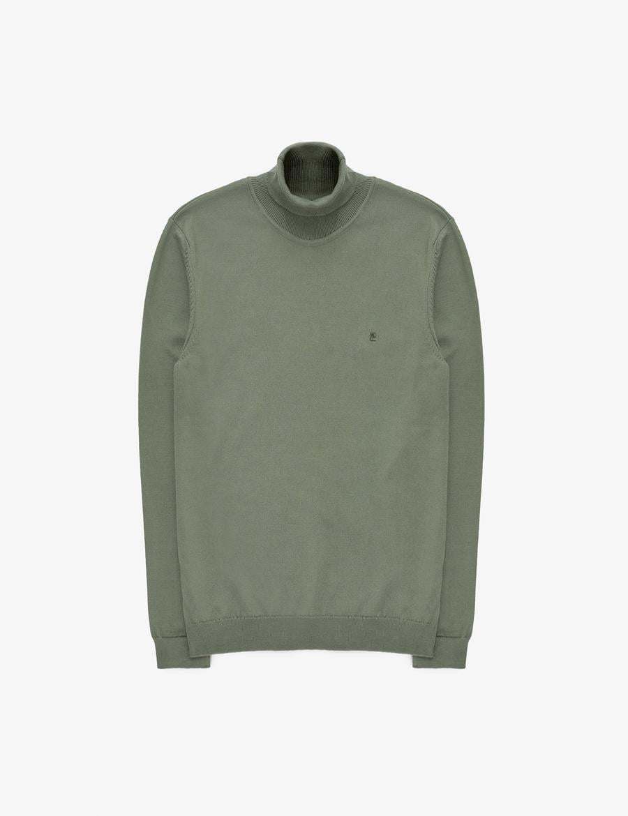 Duman Slim Fit Balıkçı Yaka Basic Triko Kazak