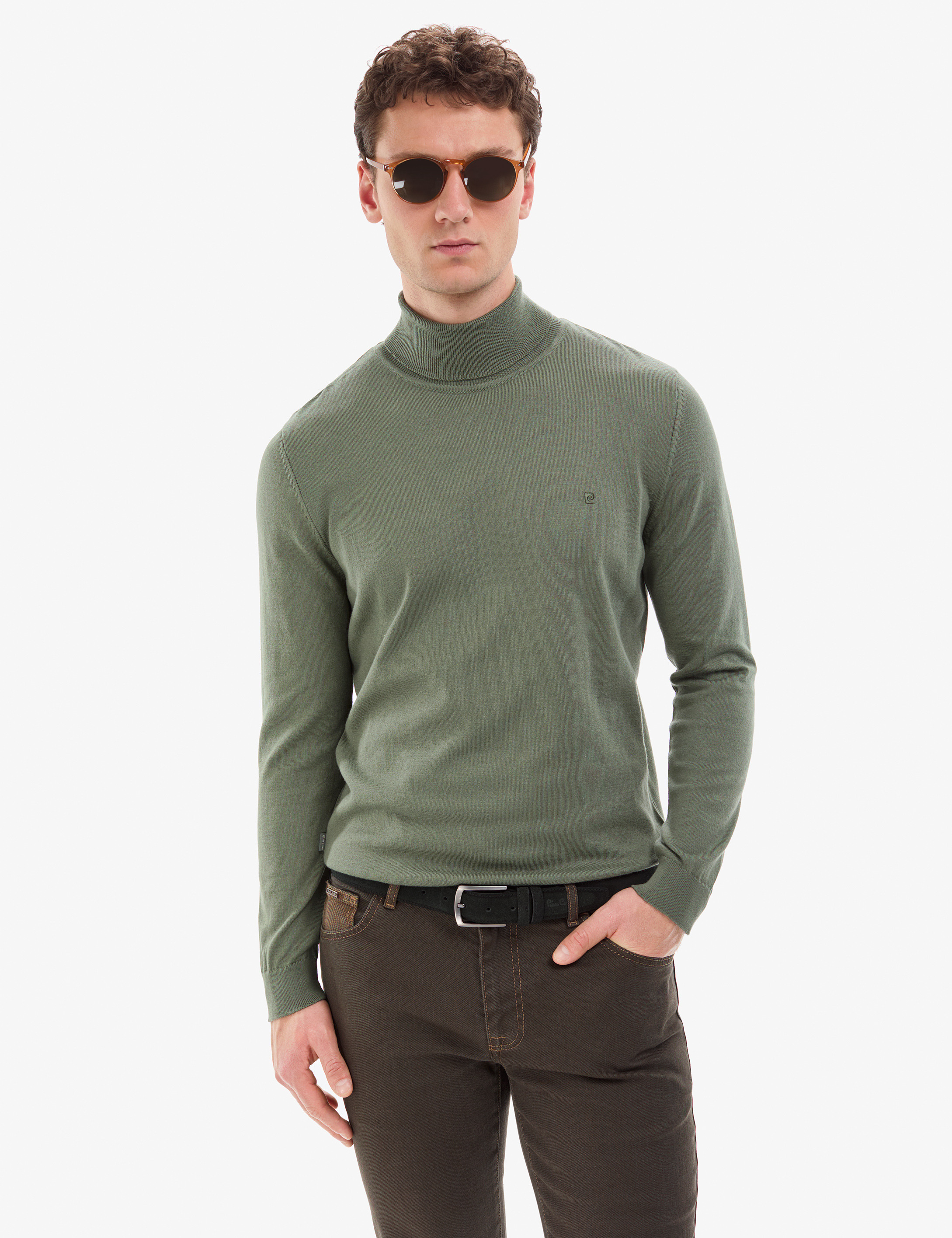 Duman Slim Fit Balıkçı Yaka Basic Triko Kazak