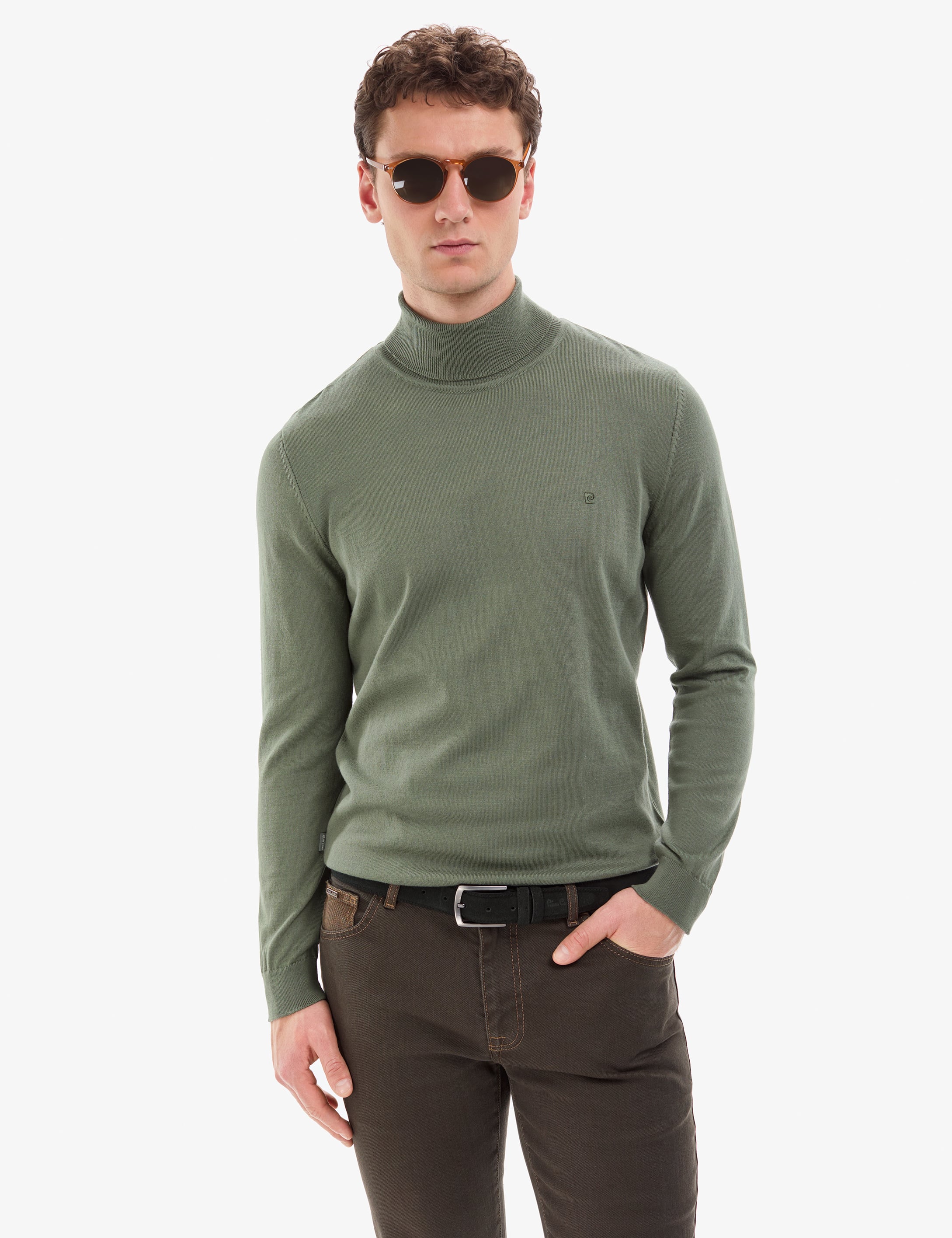 Duman Slim Fit Balıkçı Yaka Basic Triko Kazak - Image 2
