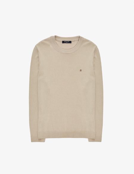 Kum Melanj Slim Fit Bisiklet Yaka Basic Triko Kazak - 50314192046