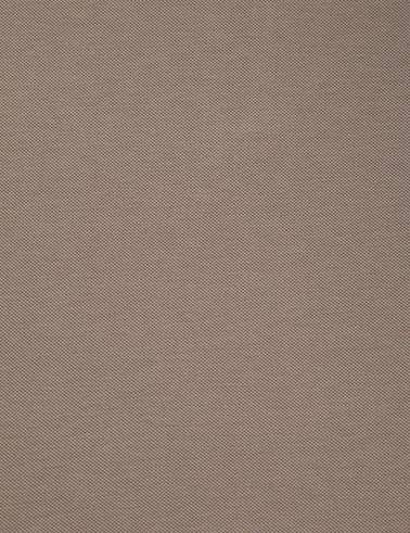 Koyu Vizon Slim Fit %100 Pamuk Kıvrılmaz Fermuarlı Polo Yaka Basic Tişört