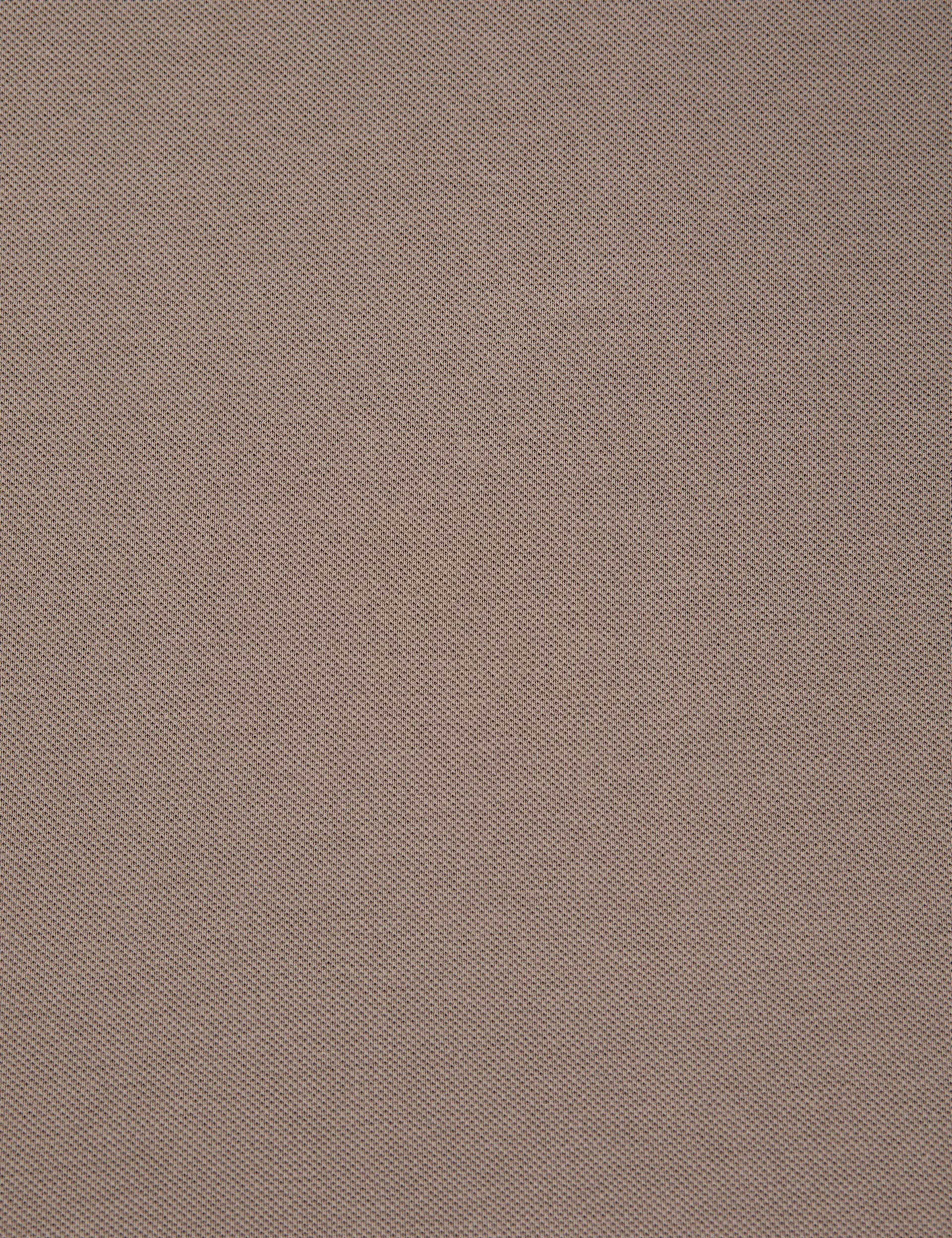 Koyu Vizon Slim Fit %100 Pamuk Kıvrılmaz Fermuarlı Polo Yaka Basic Tişört - Image 7
