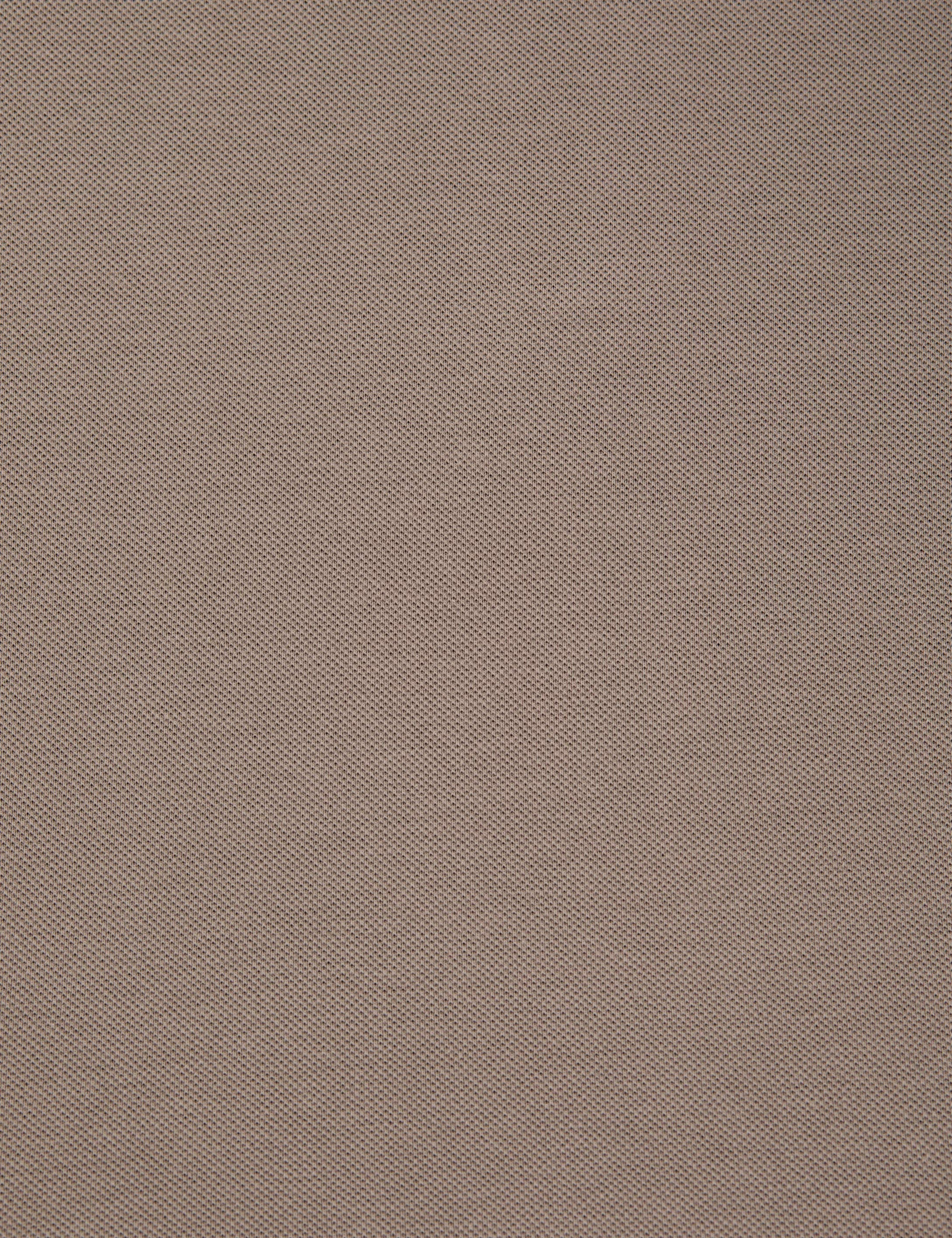 Koyu Vizon Slim Fit %100 Pamuk Kıvrılmaz Fermuarlı Polo Yaka Basic Tişört