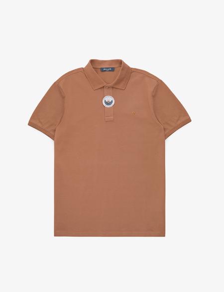 Açık Kahverengi Slim Fit Basic Tişört - 50321128166