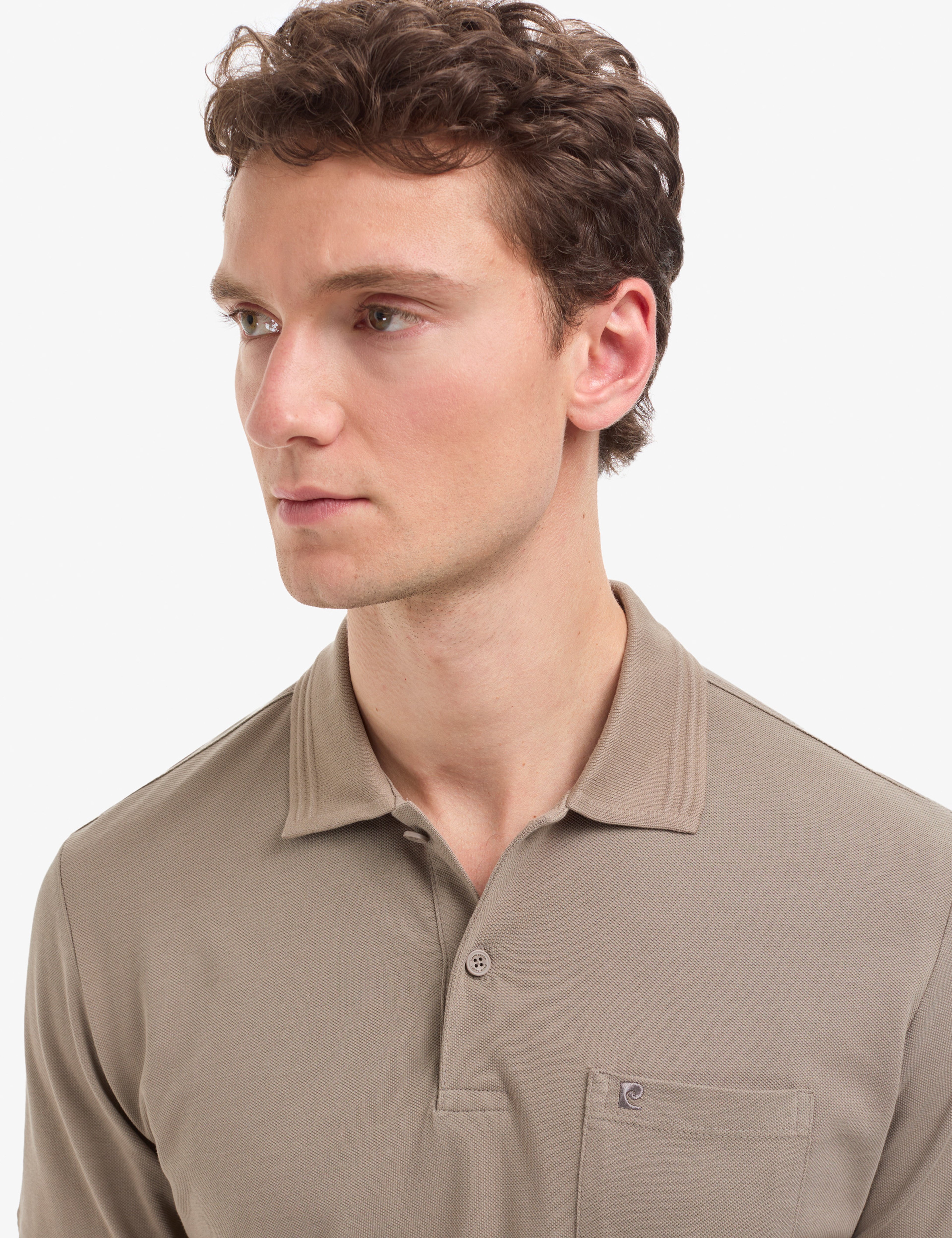 Koyu Vizon Regular Fit %100 Pamuk Cepli Kıvrılmaz Düğmeli Polo Yaka Basic Tişört