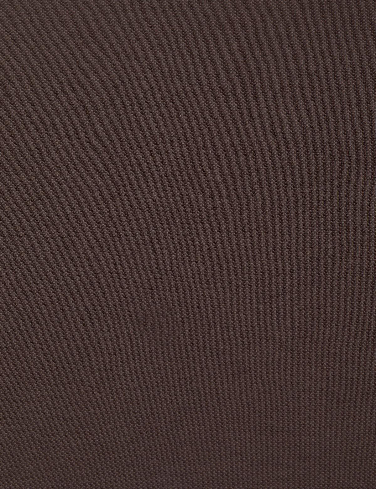 Koyu Kahverengi Slim Fit Basic Tişört - 50321128140