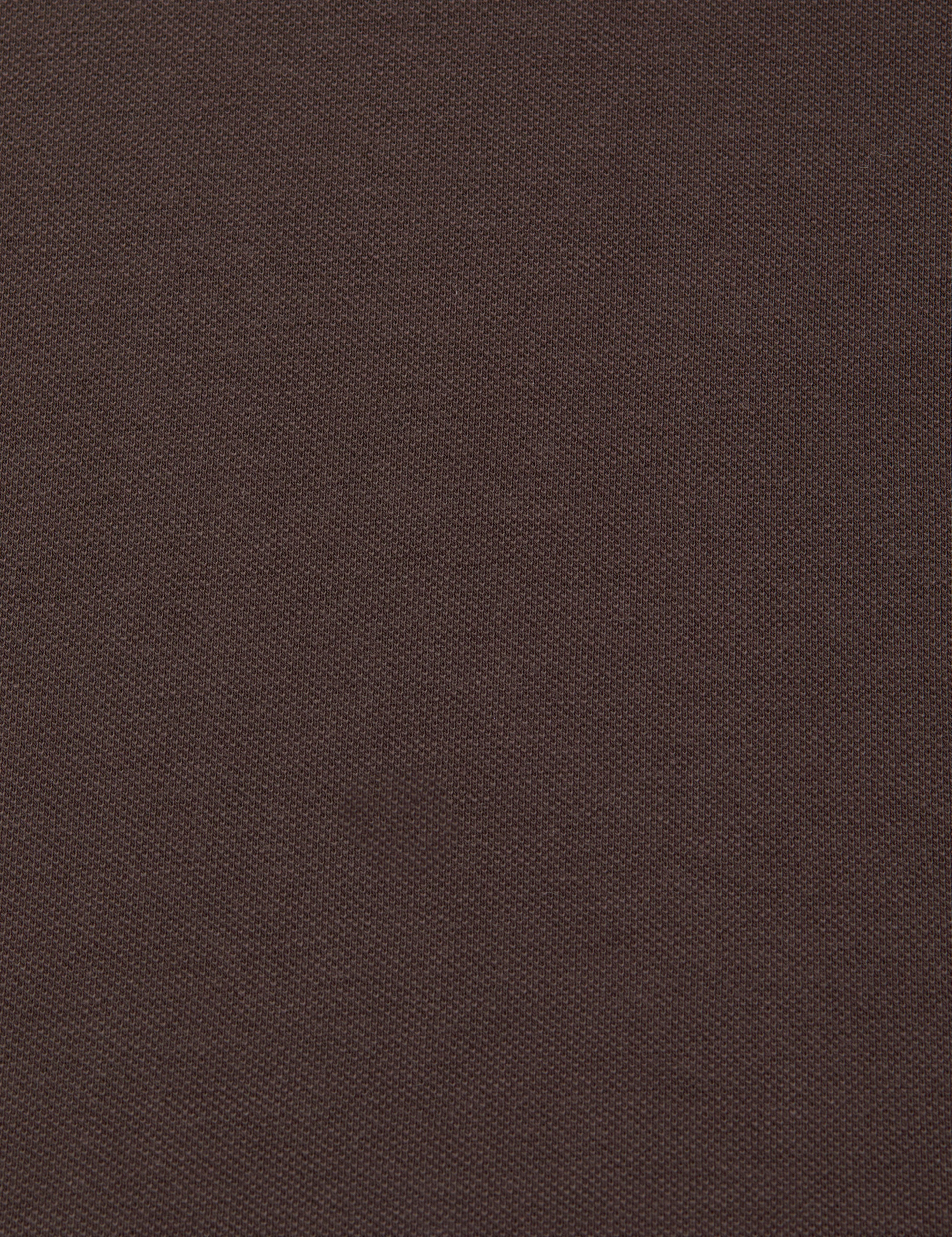 Koyu Kahverengi Slim Fit %100 Pamuk Düğmeli Polo Yaka Basic Tişört - Image 7