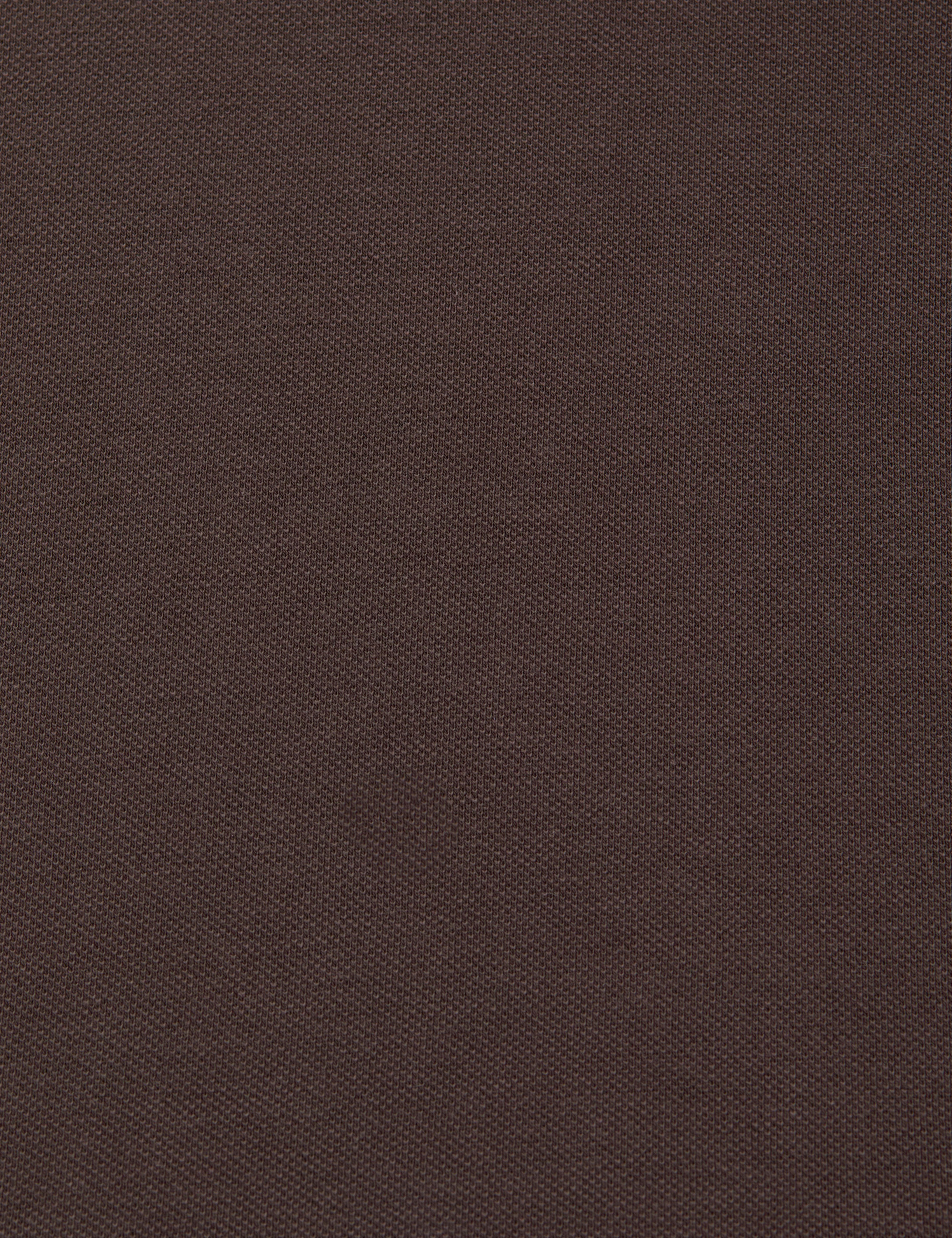 Koyu Kahverengi Slim Fit %100 Pamuk Düğmeli Polo Yaka Basic Tişört