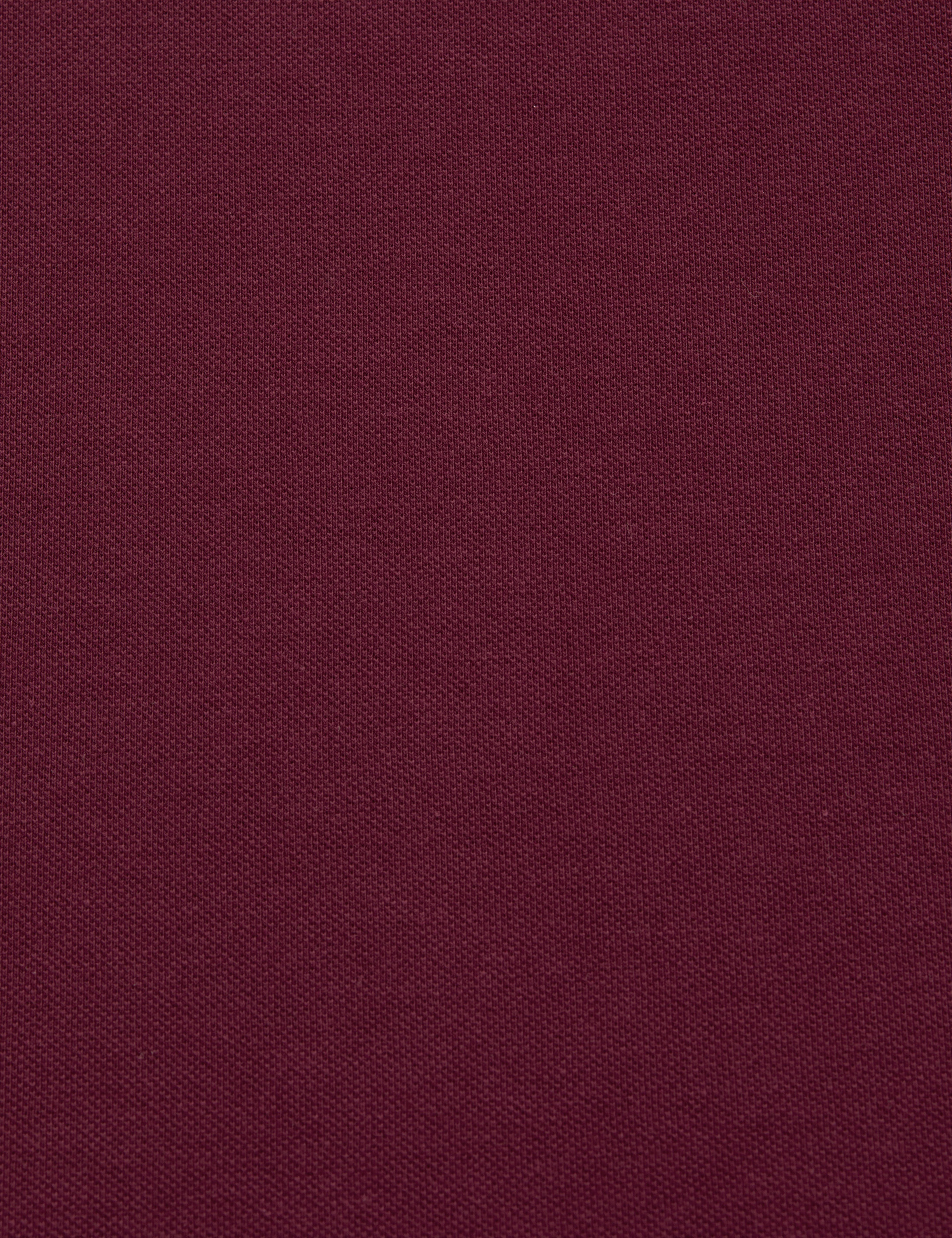 Bordo Regular Fit %100 Pamuk Düğmeli Polo Yaka Basic Tişört - Image 7