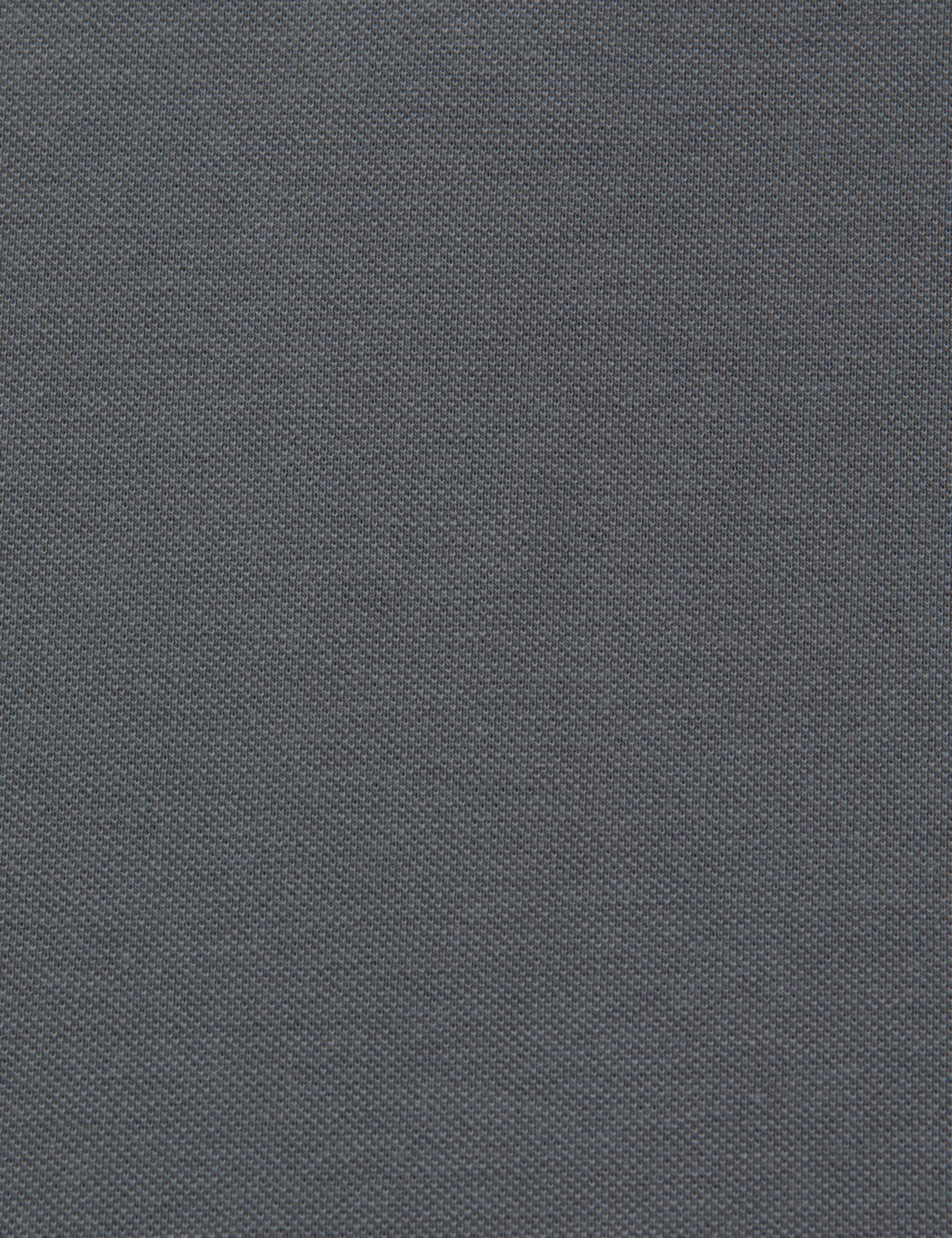 Antrasit Slim Fit %100 Pamuk Kıvrılmaz Fermuarlı Polo Yaka Basic Tişört