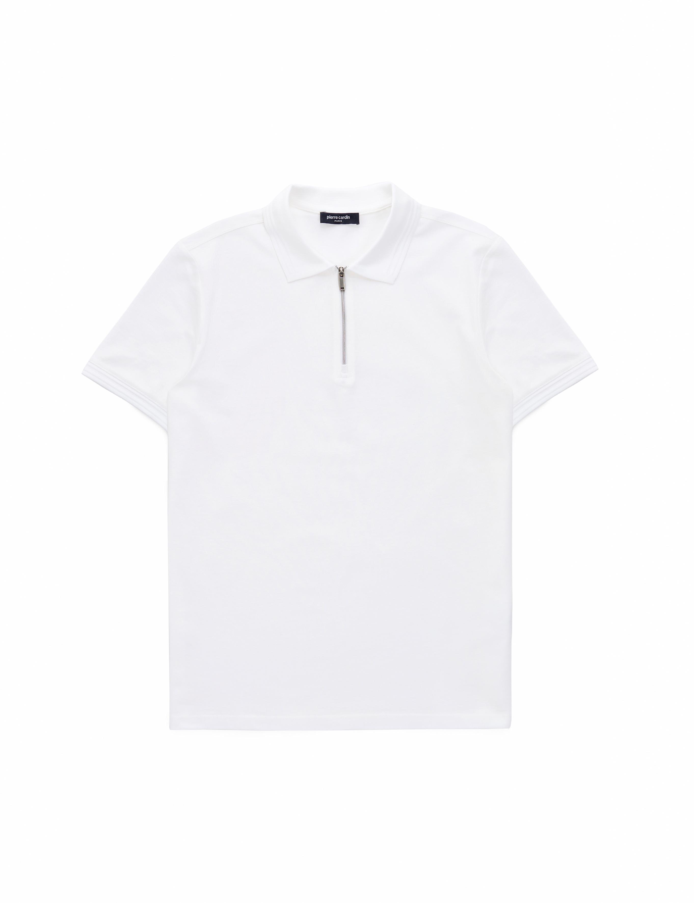 Ekru Slim Fit Basic Tişört