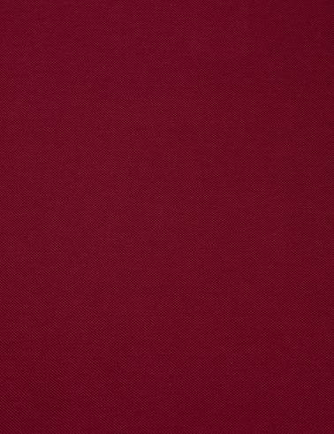 Bordo Slim Fit %100 Pamuk Kıvrılmaz Düğmeli Polo Yaka Basic Tişört