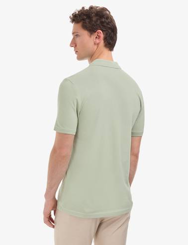 Çağla Regular Fit %100 Pamuk Kıvrılmaz Düğmeli Polo Yaka Basic Tişört