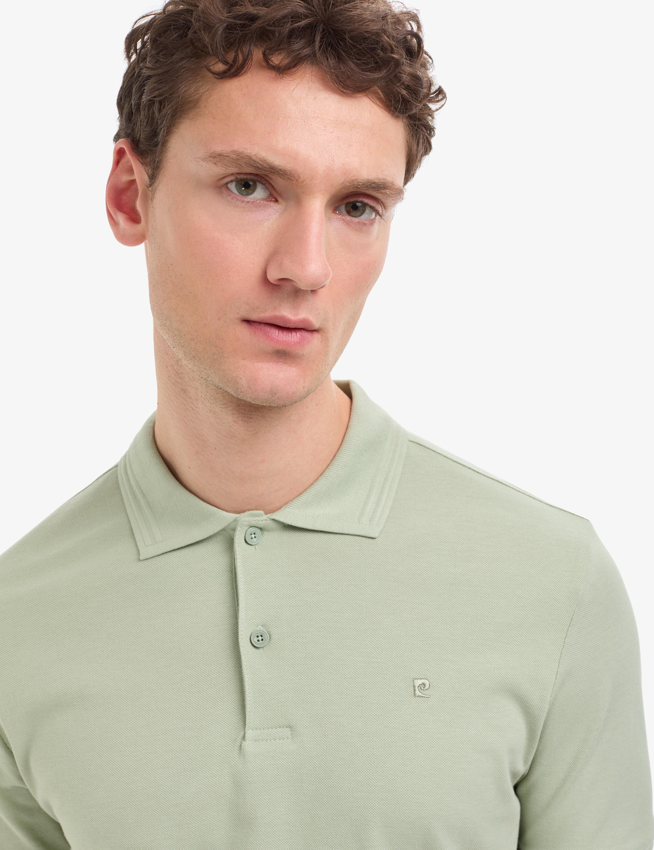 Yeşil Regular Fit Basic Tişört