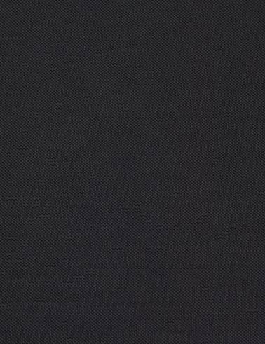 Siyah Slim Fit %100 Pamuk Kıvrılmaz Fermuarlı Polo Yaka Basic Tişört