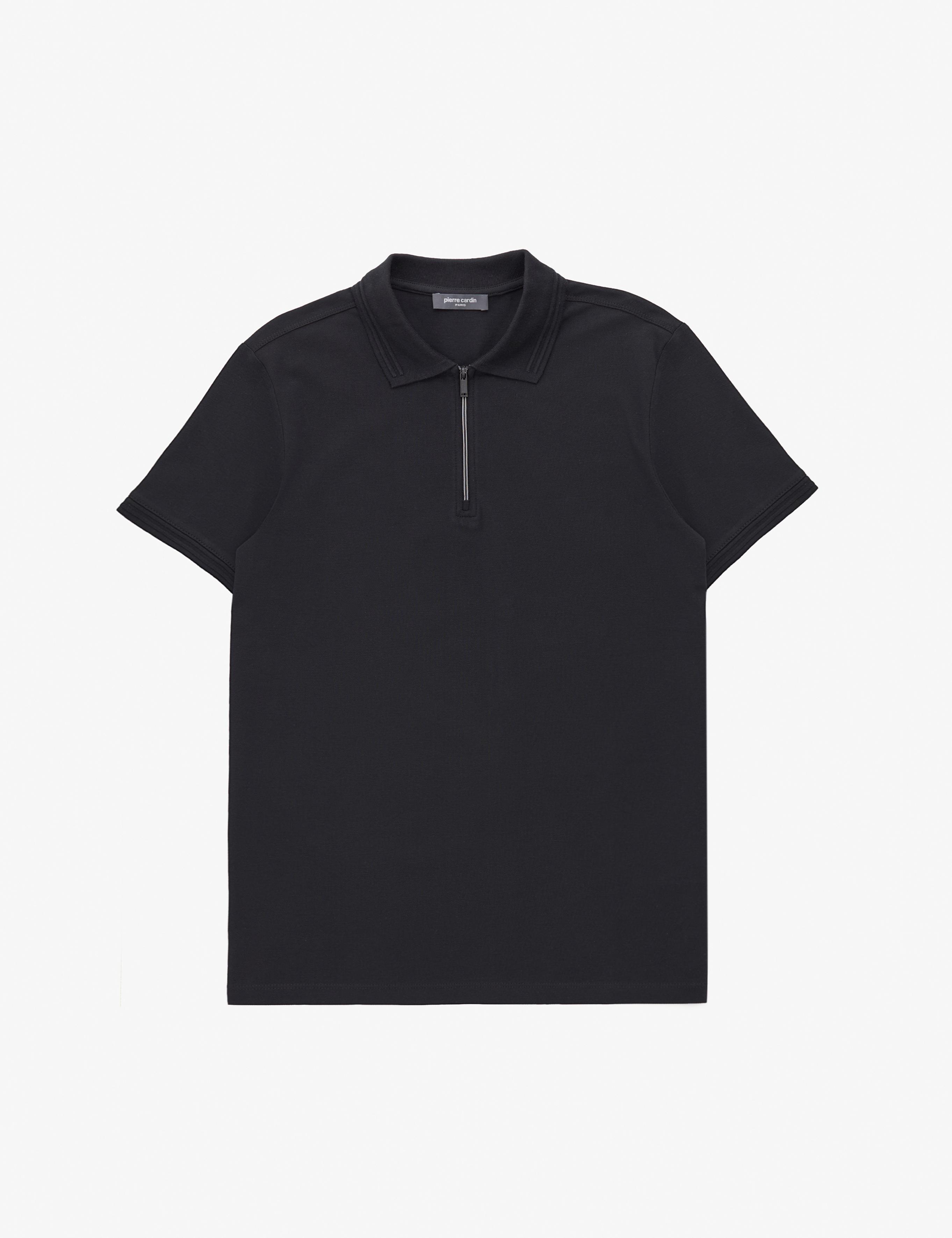 Siyah Slim Fit Basic Tişört