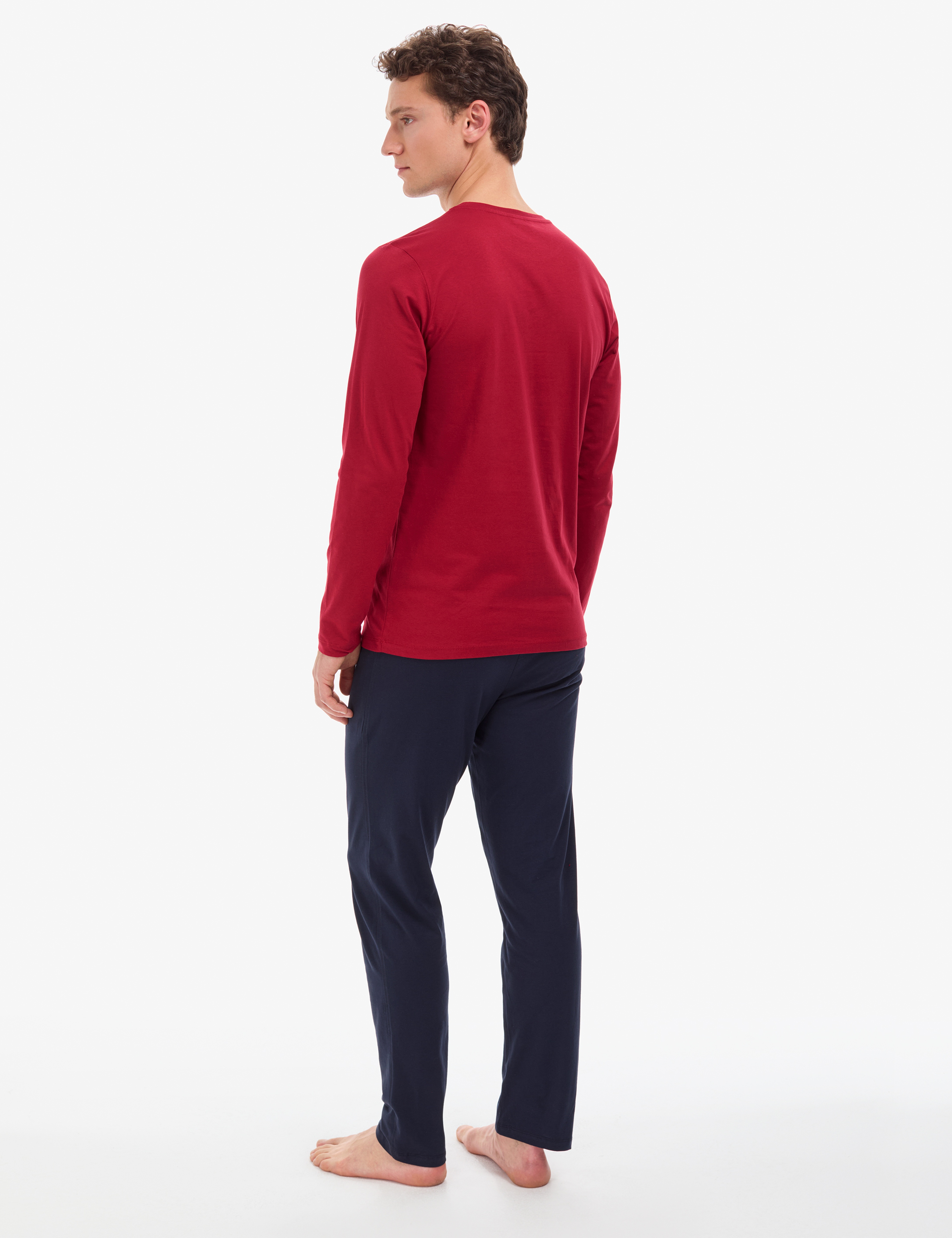 Bordo Pijama Takımı