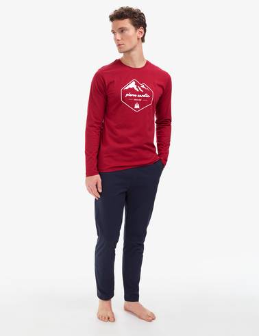 Bordo Pijama Takımı