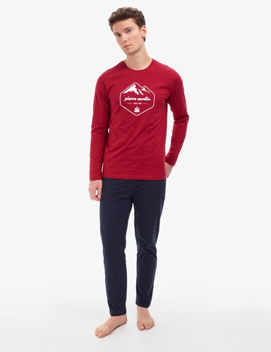 Bordo Pijama Takımı