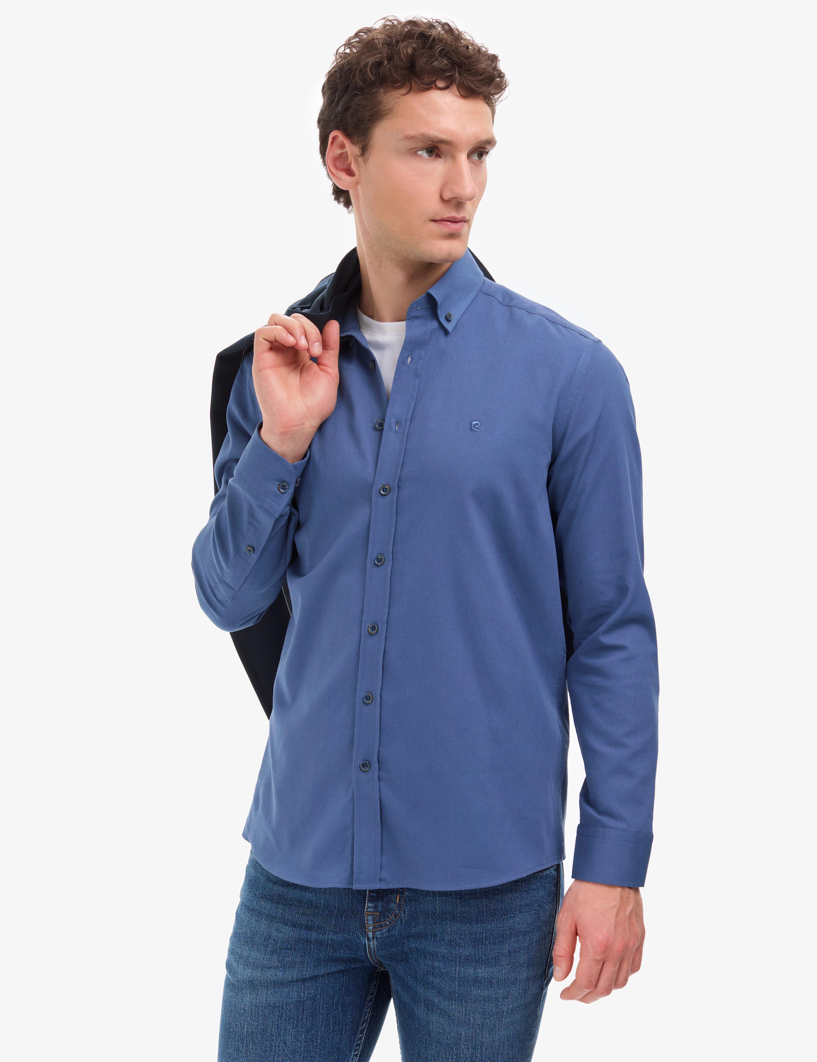 İndigo Regular Fit Uzun Kollu Gömlek