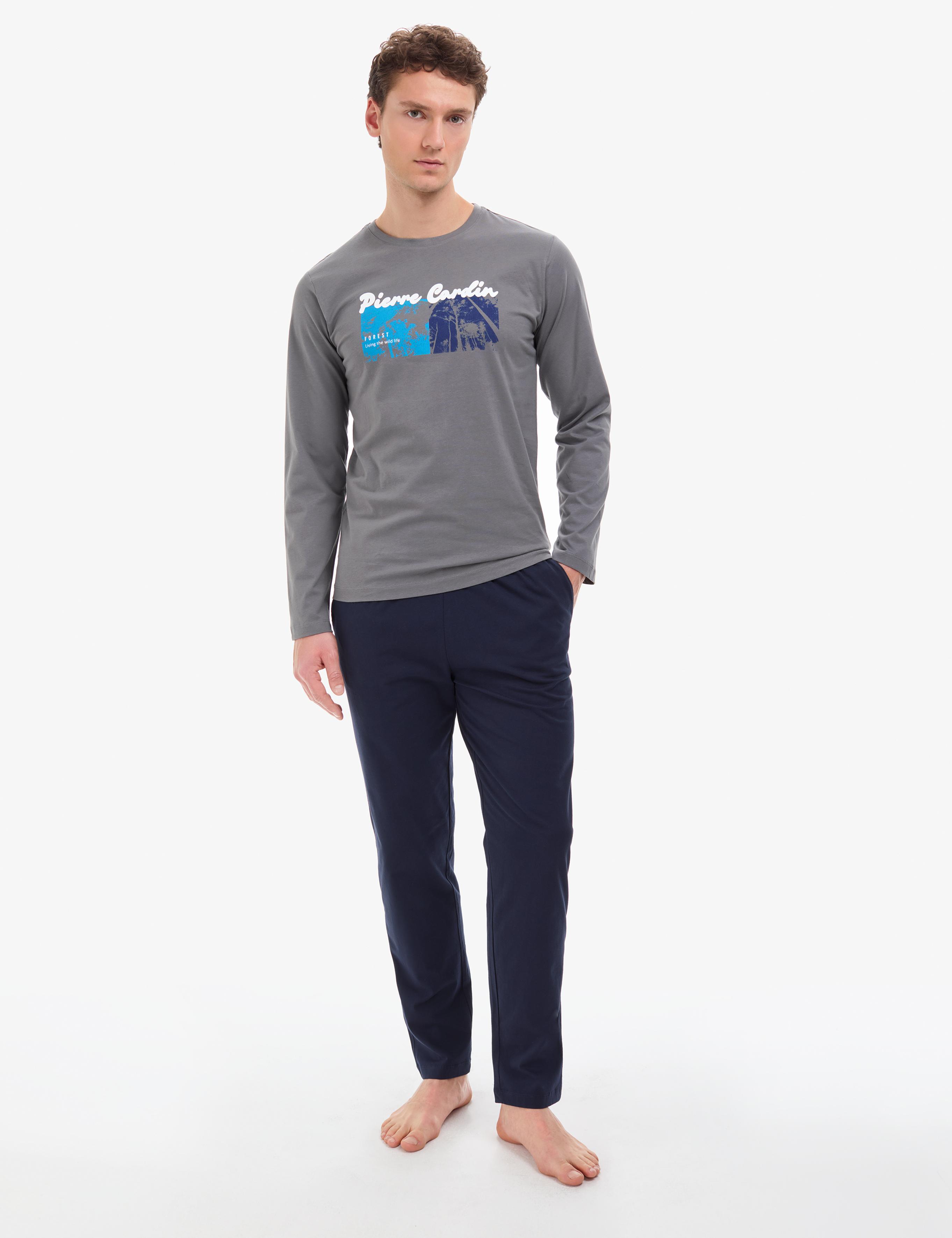 Koyu Gri Pijama Takımı