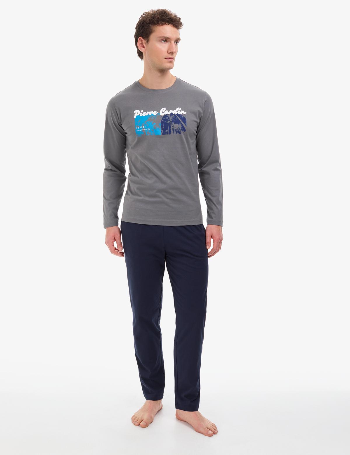 Koyu Gri Pijama Takımı - 50322631020