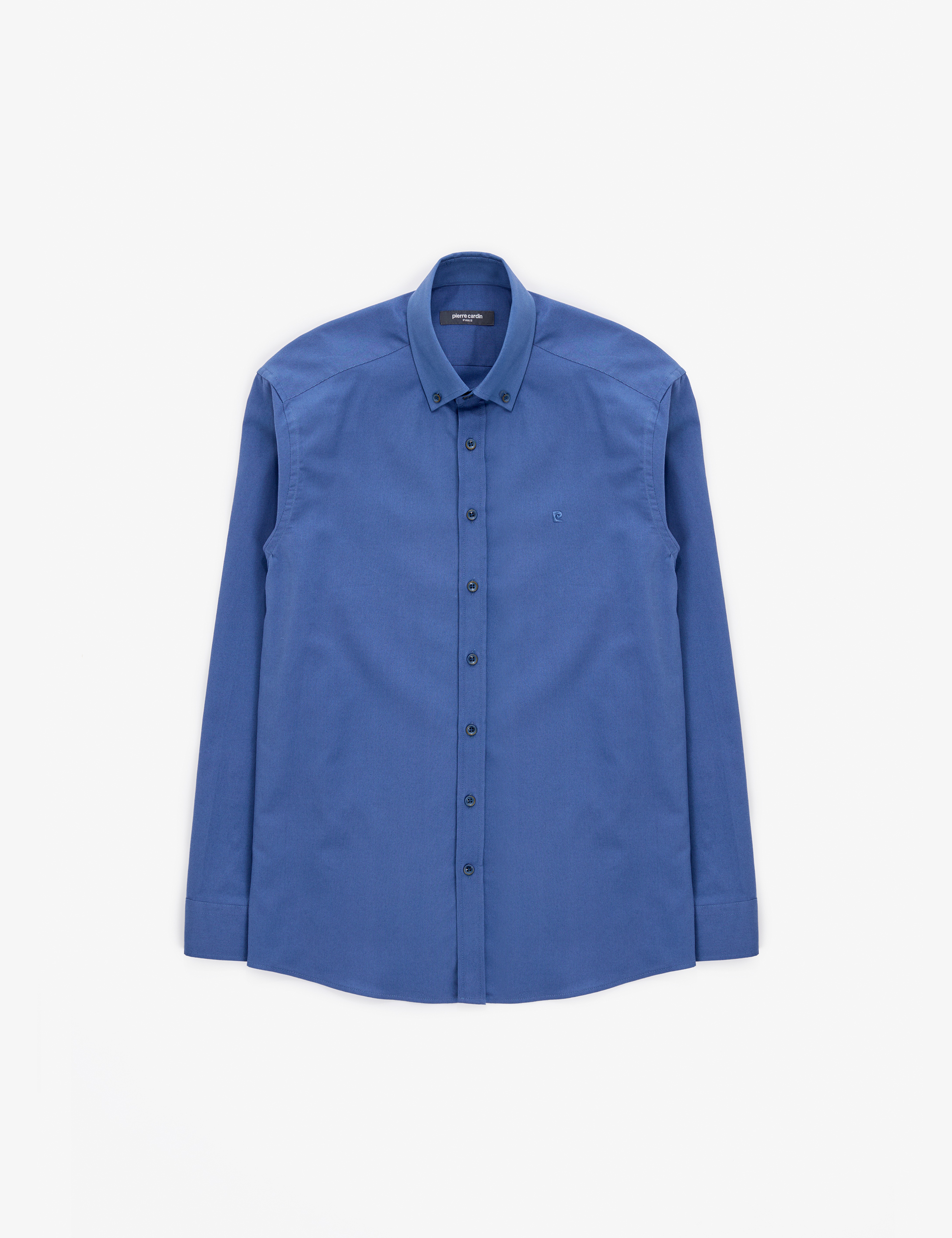 İndigo Regular Fit Uzun Kollu Gömlek - Image 6