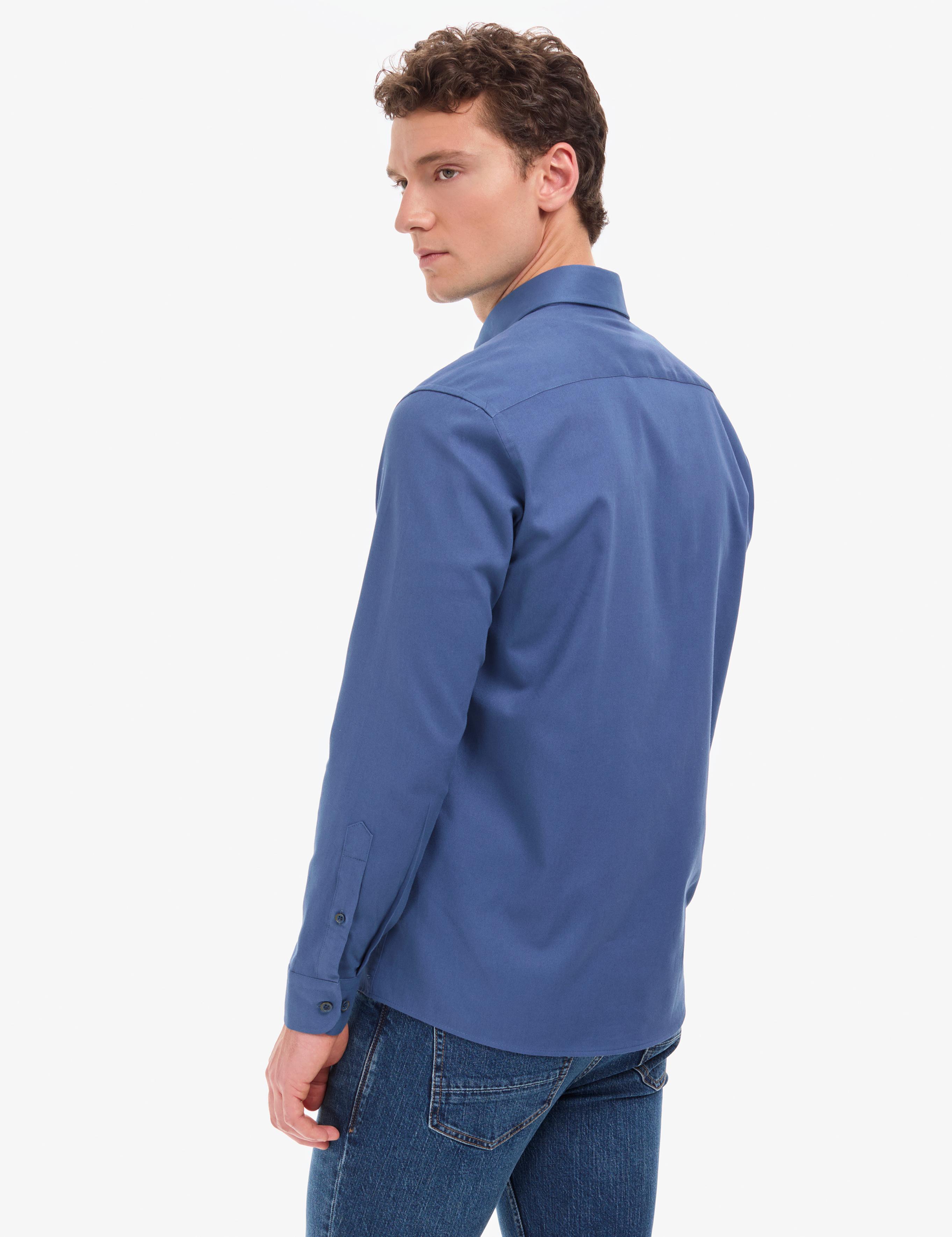 İndigo Regular Fit Uzun Kollu Gömlek