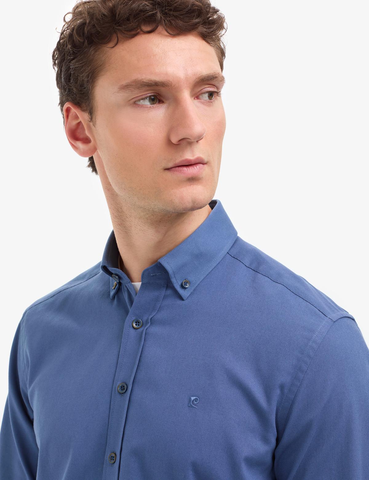 İndigo Regular Fit Uzun Kollu Gömlek - 50316736007