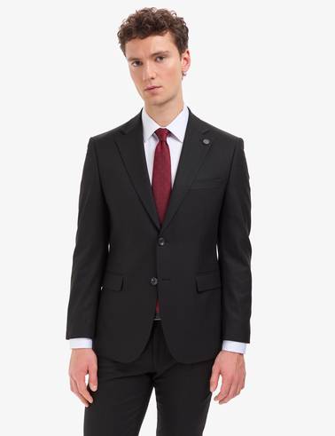 Siyah Slim Fit Takım Elbise