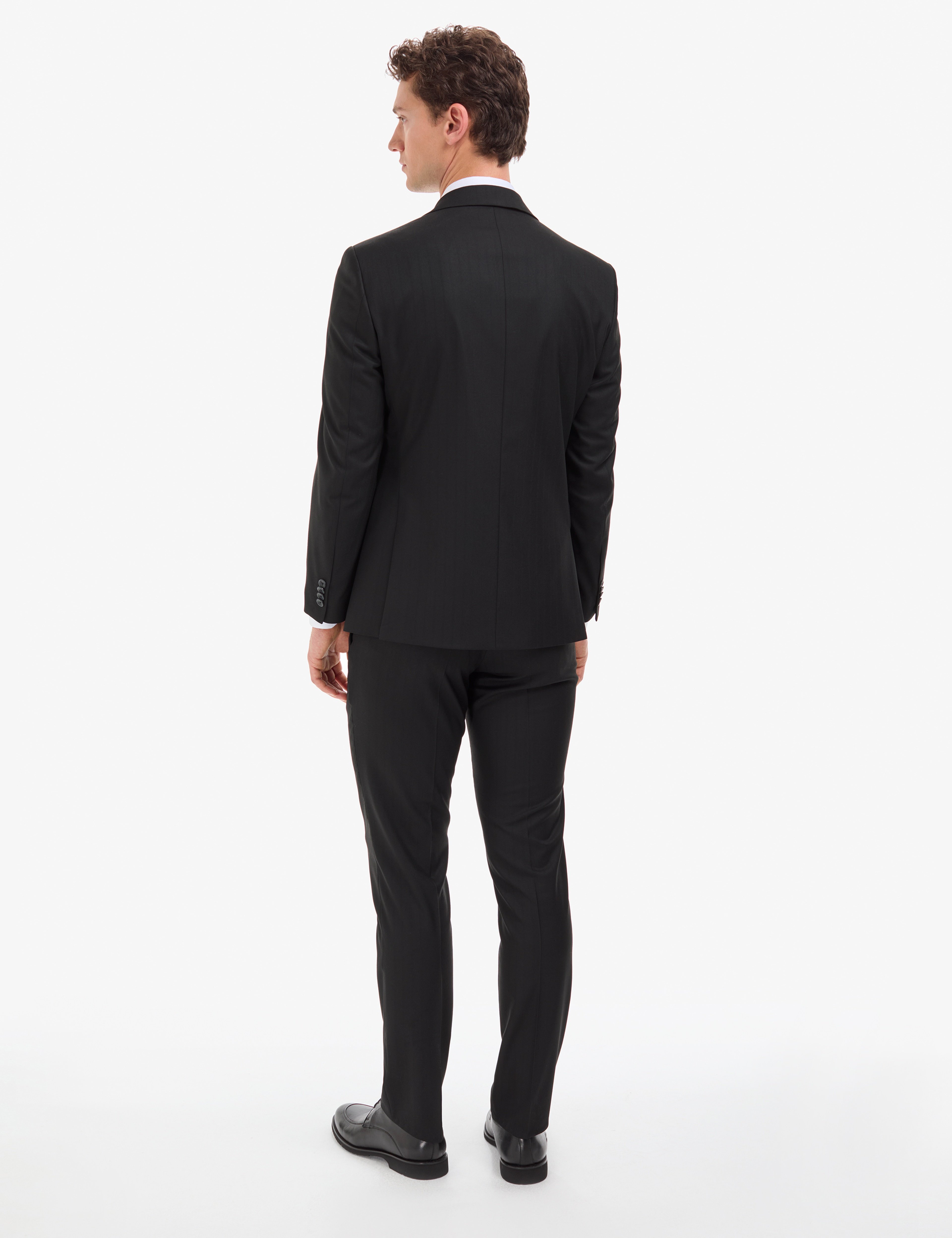 Siyah Slim Fit Takım Elbise