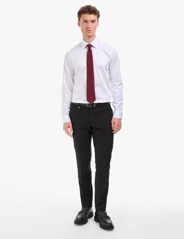 Siyah Slim Fit Kumaş Pantolon