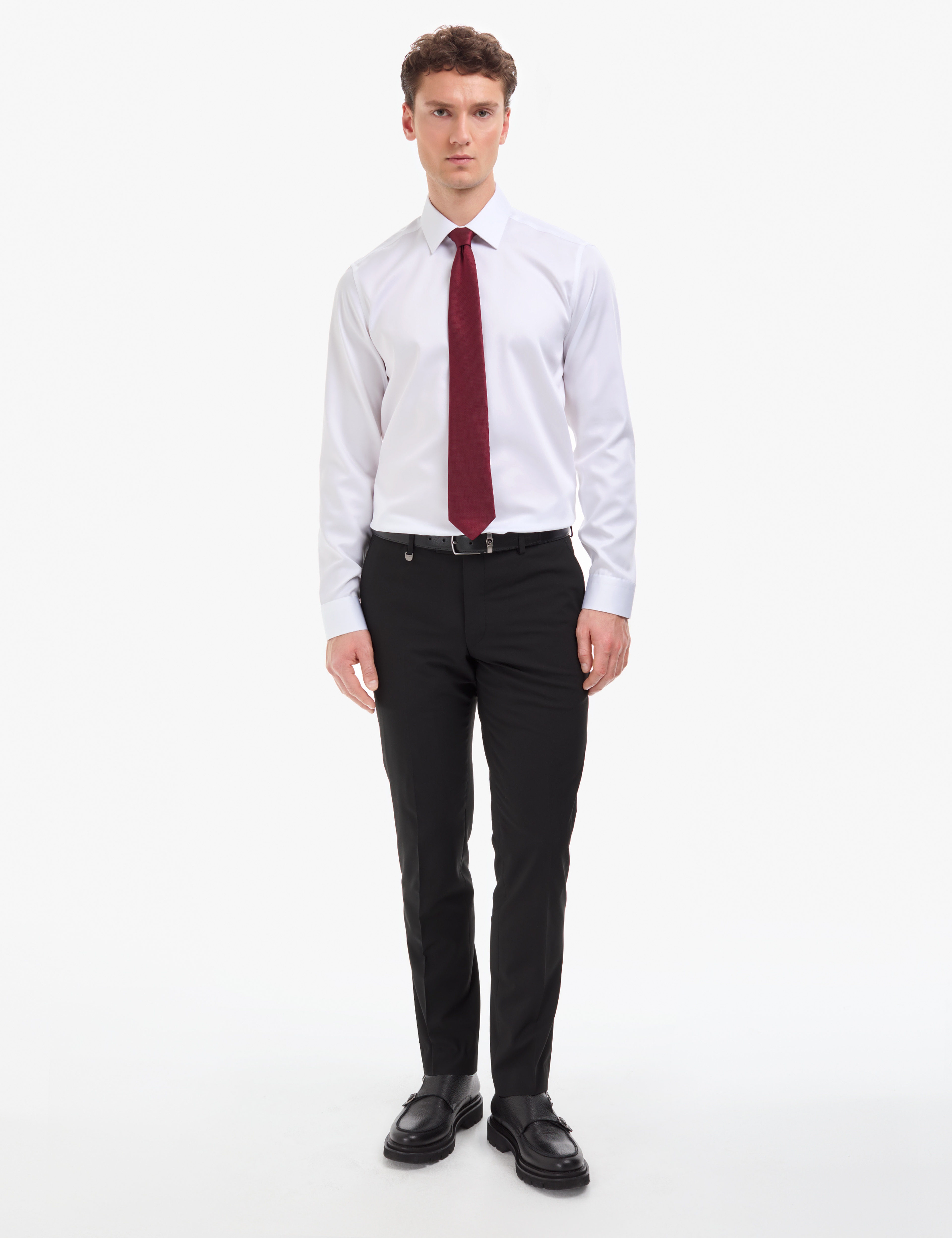 Siyah Slim Fit Kumaş Pantolon