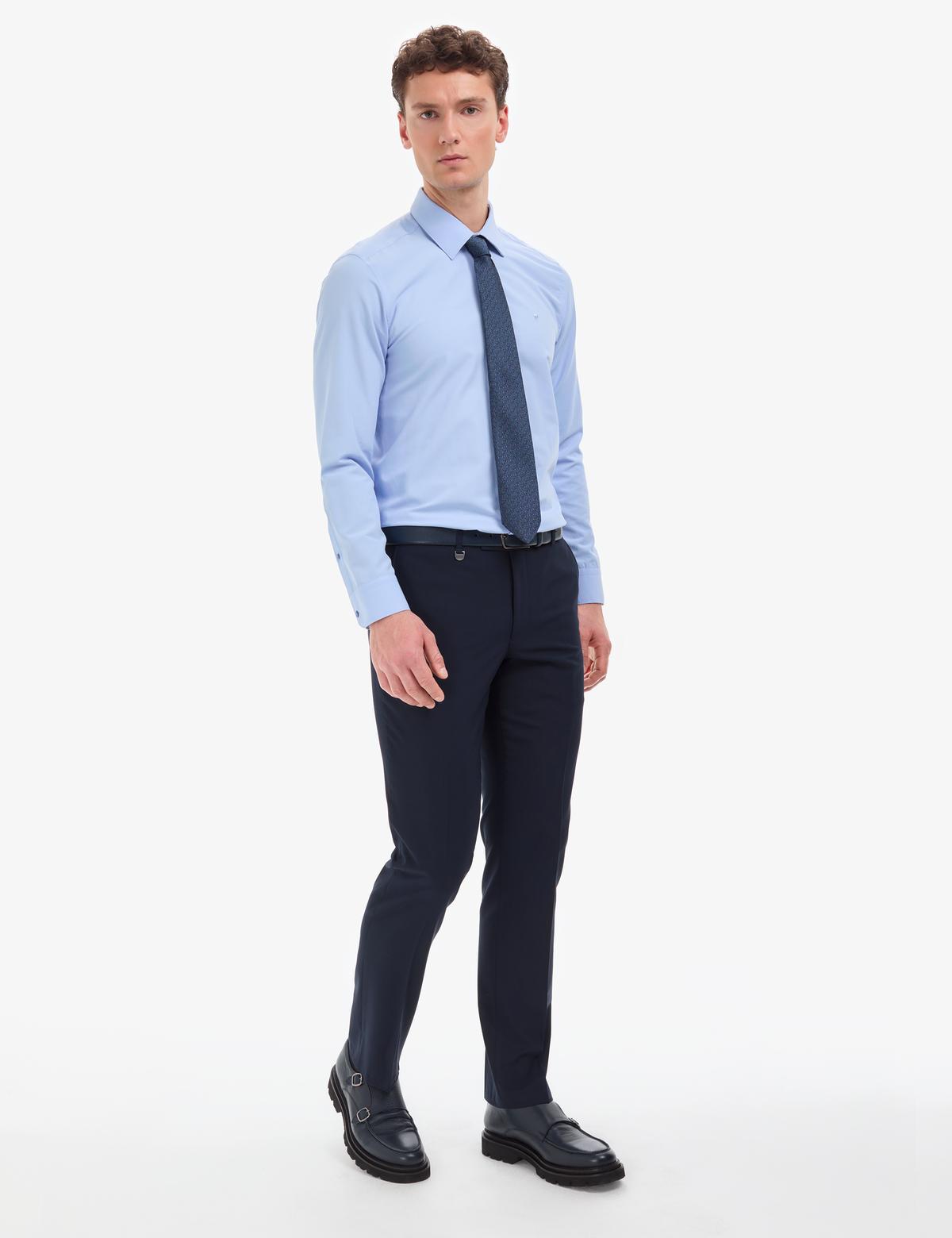 Lacivert Slim Fit Kumaş Pantolon - 50324459045