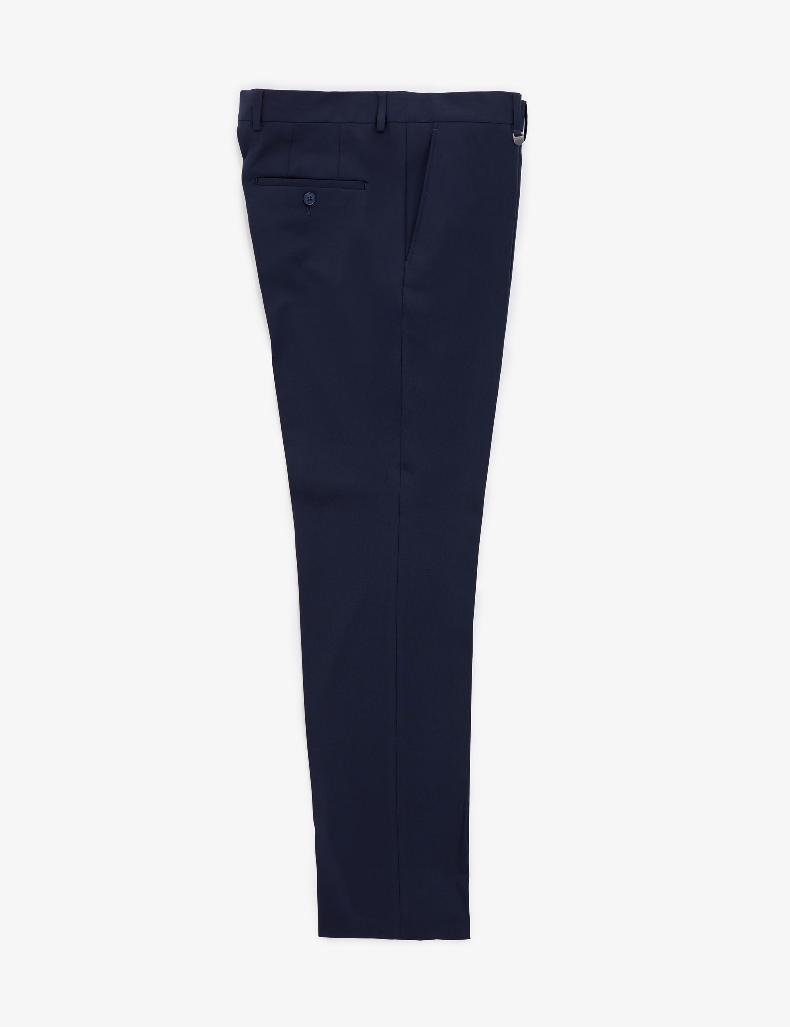 Lacivert Slim Fit Kumaş Pantolon