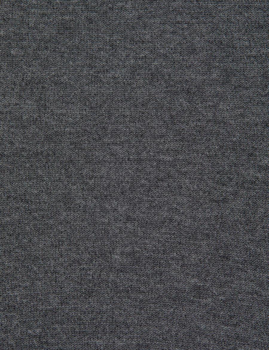 Gri Melanj Regular Fit Kazak