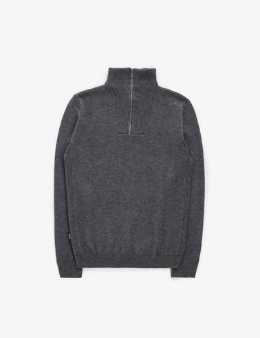 Gri Melanj Regular Fit Kazak