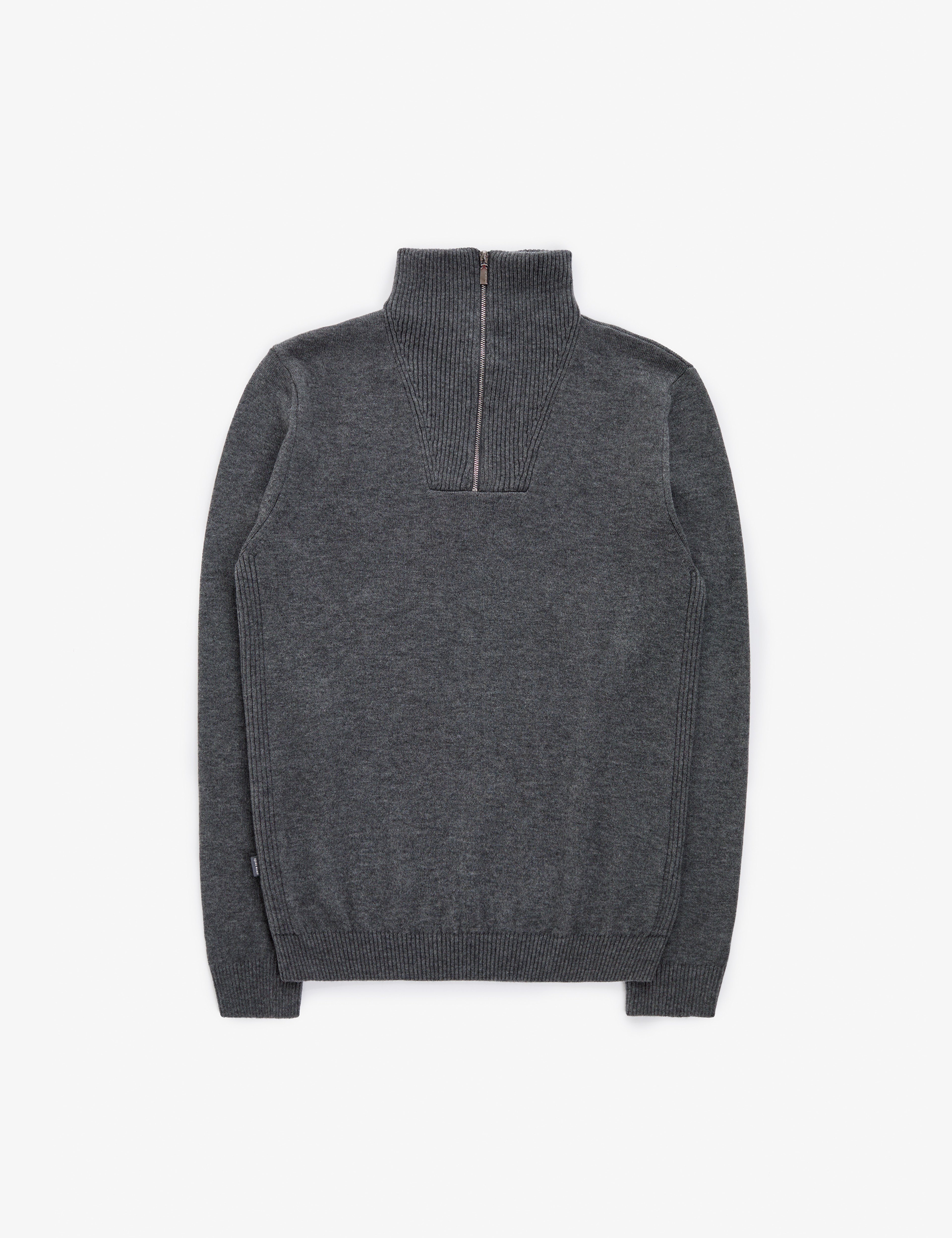 Gri Melanj Regular Fit Kazak