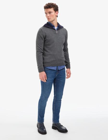 Gri Melanj Regular Fit Kazak - 50315714009