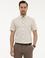 Bej Regular Fit Kısa Kollu Gömlek