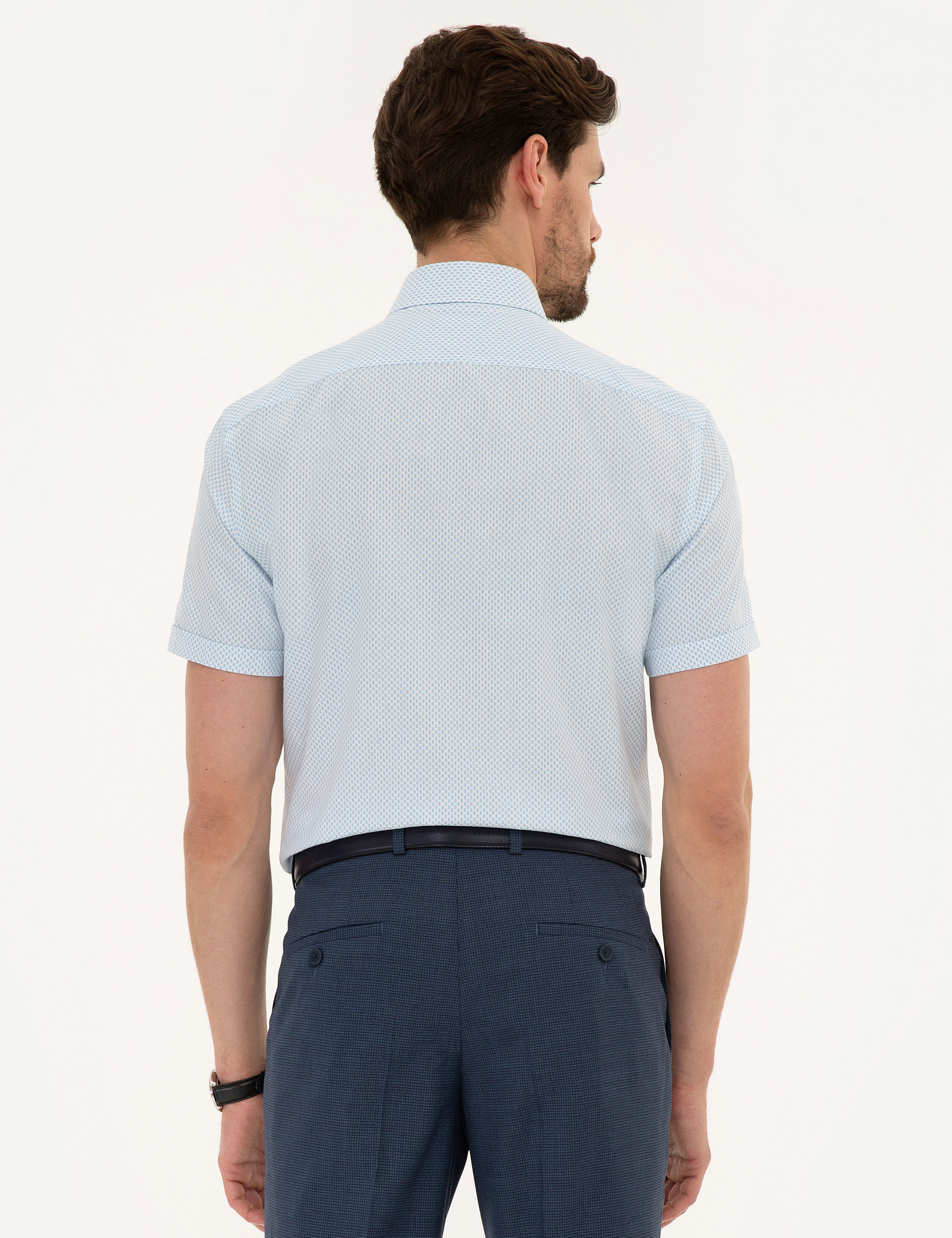 Mavi Regular Fit Kısa Kollu Gömlek - 50224119006